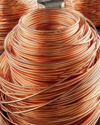 Copper scraps collection